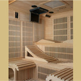 Golden Designs Monaco Elite Dynamic 6-Person PureTech™ Near Zero EMF FAR Infrared Sauna - GDI-6996-01