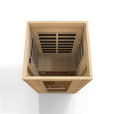 Golden Designs Maxxus 2-Person Low EMF (Under 8MG) FAR Infrared Sauna w/ Hemlock | MX-LS2-01
