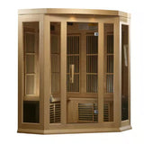 Golden Designs Maxxus 3 Person Low EMF FAR Infrared Sauna MX-K356-01 CED