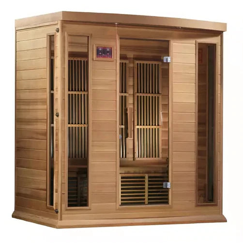 Golden Designs Maxxus 4 Person Low EMF FAR Infrared Sauna MX-K406-01 CED