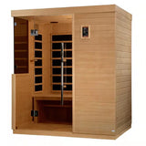 Golden Designs Bilbao 3 Person Dynamic Ultra Low EMF FAR Infrared Sauna DYN‐5830‐01