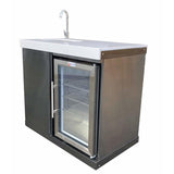 Mont Alpi Black Stainless Steel Beverage Center (MASF-BSS)