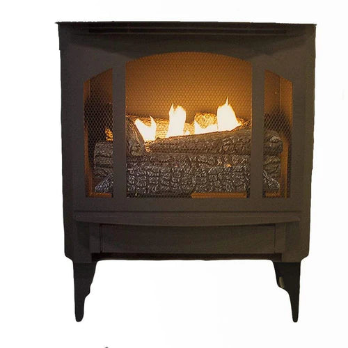 Buck Stove Model T-33 Gas Stove with Legs and Blower - NV T-33