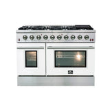 Forno Galiano - Gold Professional 48" Freestanding Gas Range FFSGS6244-48