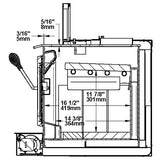 Drolet Escape 1800-I Wood Insert DB03125