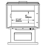 Drolet Escape 1800 Wood Stove - Black Door DB03102