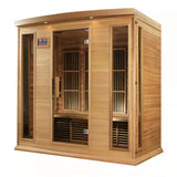 Golden Designs Maxxus 4 Person Near Zero EMF FAR Infrared Sauna MX-K406-01-ZF CED