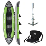 Aqua Marina Laxo 12'6" Inflatable Kayak LA-380 3-Person 2021