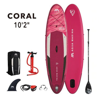 Aqua Marina 2021 Coral 10'2" Inflatable Paddle Board iSUP