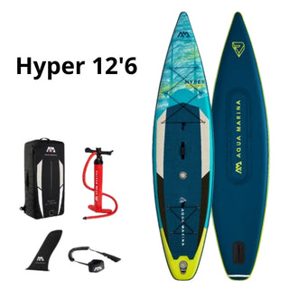 Aqua Marina 2021 Hyper 12'6" Inflatable Paddle Board iSUP BT-21HY02