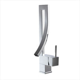 KubeBath Aqua Elegance Single Lever Wide Spread Faucet in Chrome AFB001