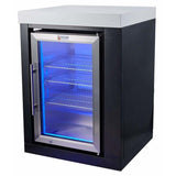 Mont Alpi Single Fridge Module in Black Stainless Steel (MASFM-BSS)