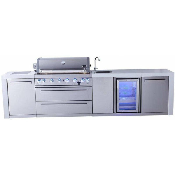 Mont Alpi 805 Deluxe Island with Beverage Center (MAi805-DBEV)