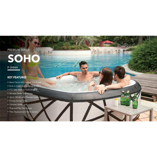 MSpa Soho, 4-6 Person Inflatable Hot Tub P-SH069