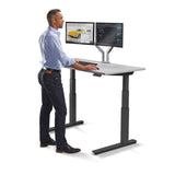 Lifespan Standing Desk with 48" Desktop in Gray